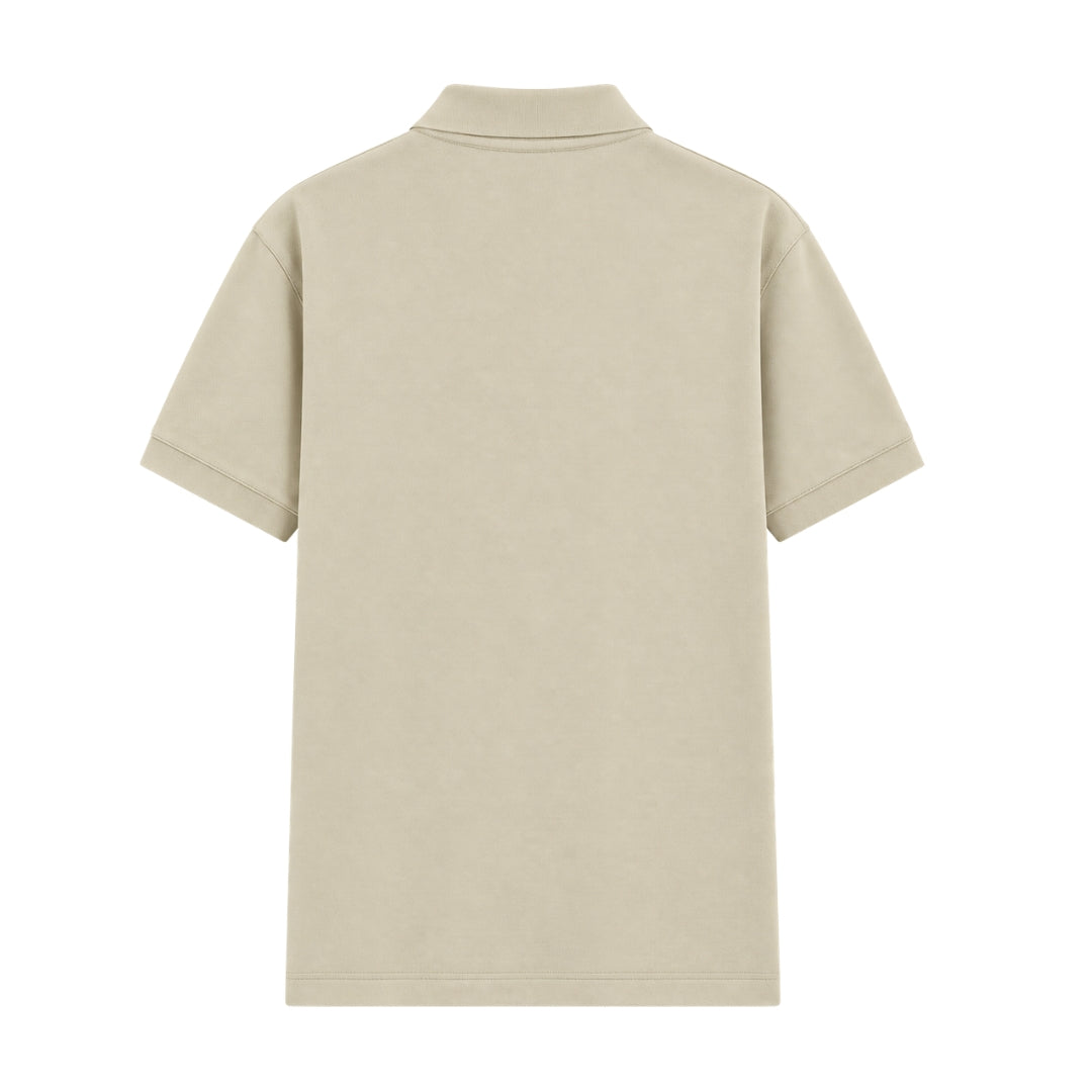 Beige Classic Polo