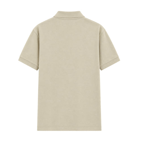 Beige Classic Polo