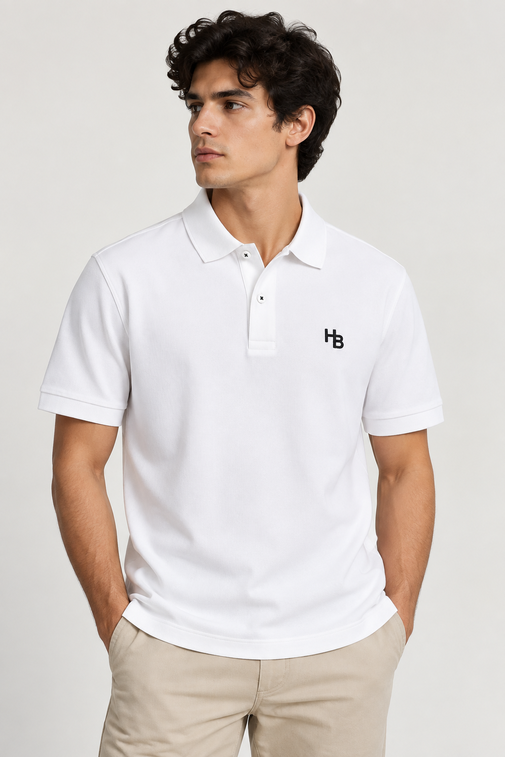 White Classic Polo