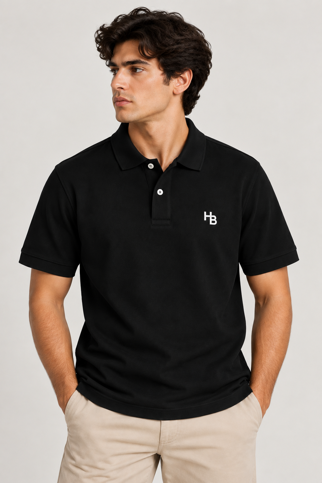 Black Classic Polo