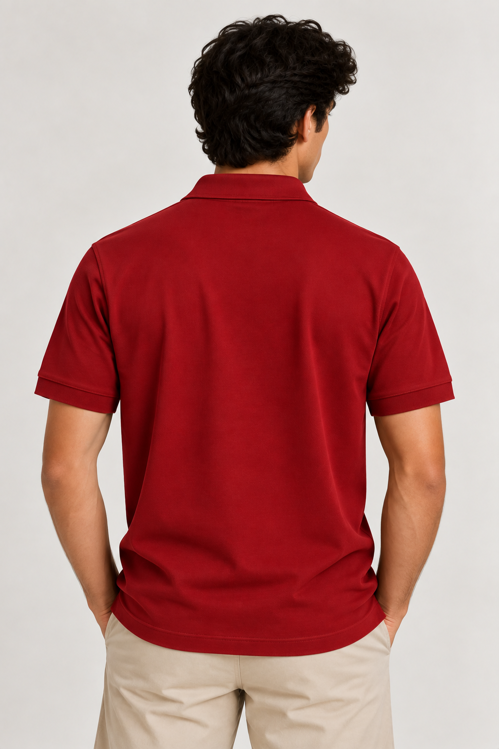 Red Classic Polo