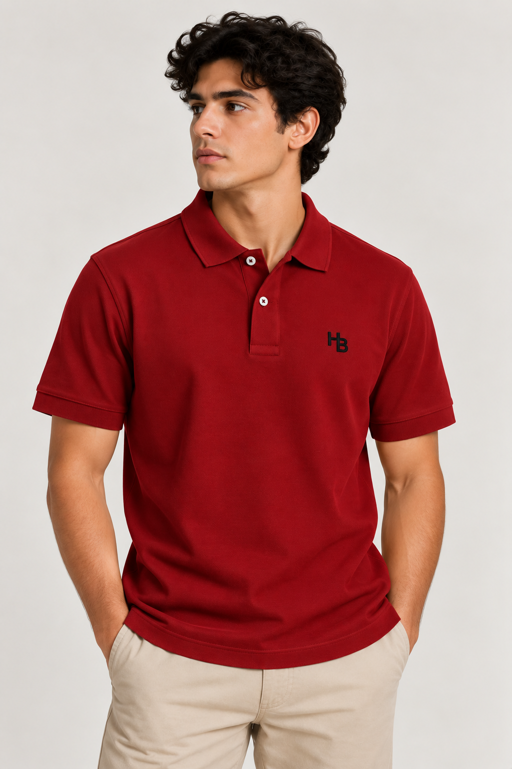 Red Classic Polo